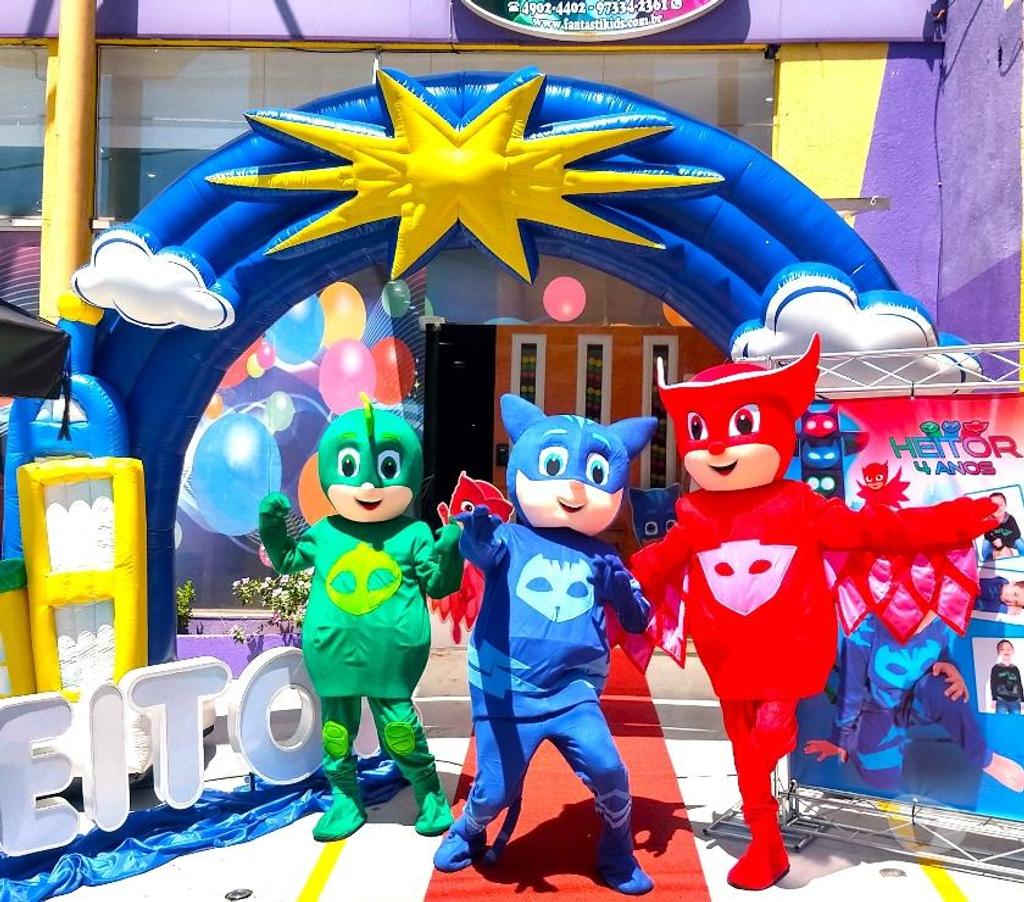 Serviços para eventos Sao Paulo SP Vila Prudente - Fotos para Pj Masks cover personagens vivos festa infantil