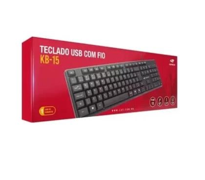 Notebooks - Computadores usados Centro-Sul Belo Horizonte MG - Fotos para Teclado USB com Fio KB-15 C3tech