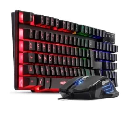 Computador Centro-Sul Belo Horizonte MG - Fotos para Teclado Gamer Semi Mecânico Led Mouse 3200dpi Led Luminoso