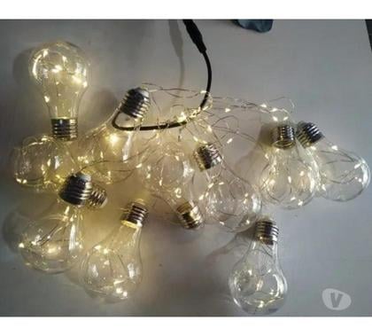 Decoração Centro-Sul Belo Horizonte MG - Fotos para Varal 10 Lâmpadas Decoração Gambiarra Luz 3 Metros Bivolt