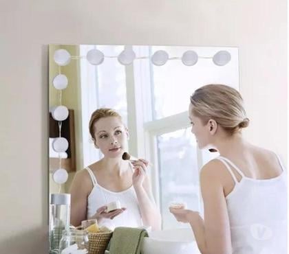 Venda Decoração Centro-Sul Belo Horizonte MG - Fotos para Kit Luz De Espelho Maquiagem Camarim 10 Lâmpadas Led Linda