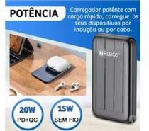 Carregador Magsafe 10000mAh Compatível iPhone Xr 11