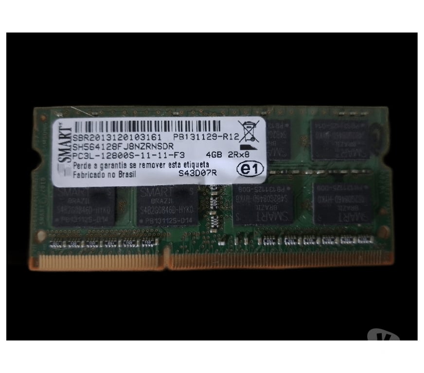 Computador Sao Paulo SP Outros Bairros Sao Paulo SP - Fotos para Memória RAM Smart 4GB DDR3L 1600MHz Notebook