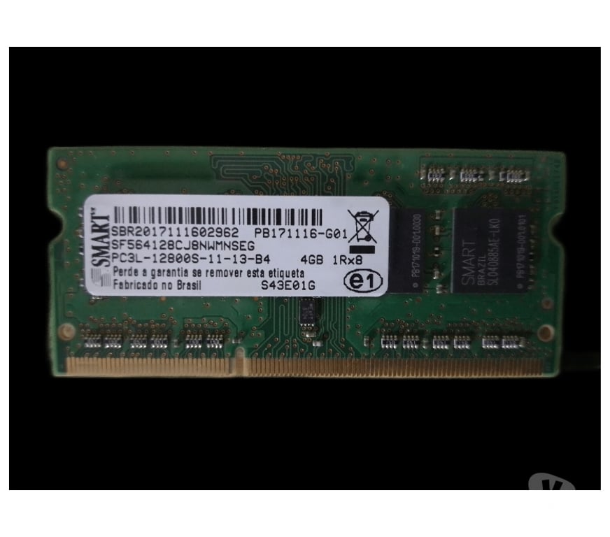 Computador Sao Paulo SP Outros Bairros Sao Paulo SP - Fotos para Memória RAM Smart 4GB DDR3L 1600MHz Notebook