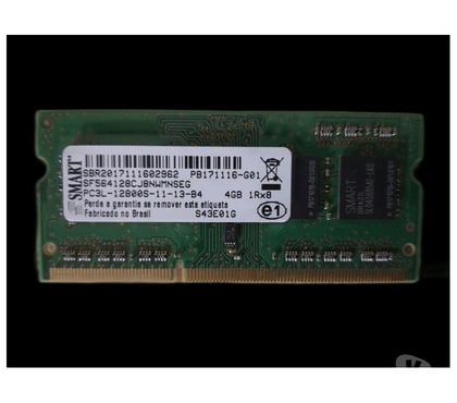 Computador Outros Bairros Sao Paulo SP Sao Paulo SP - Fotos para Memória RAM Smart 4GB DDR3L 1600MHz Notebook