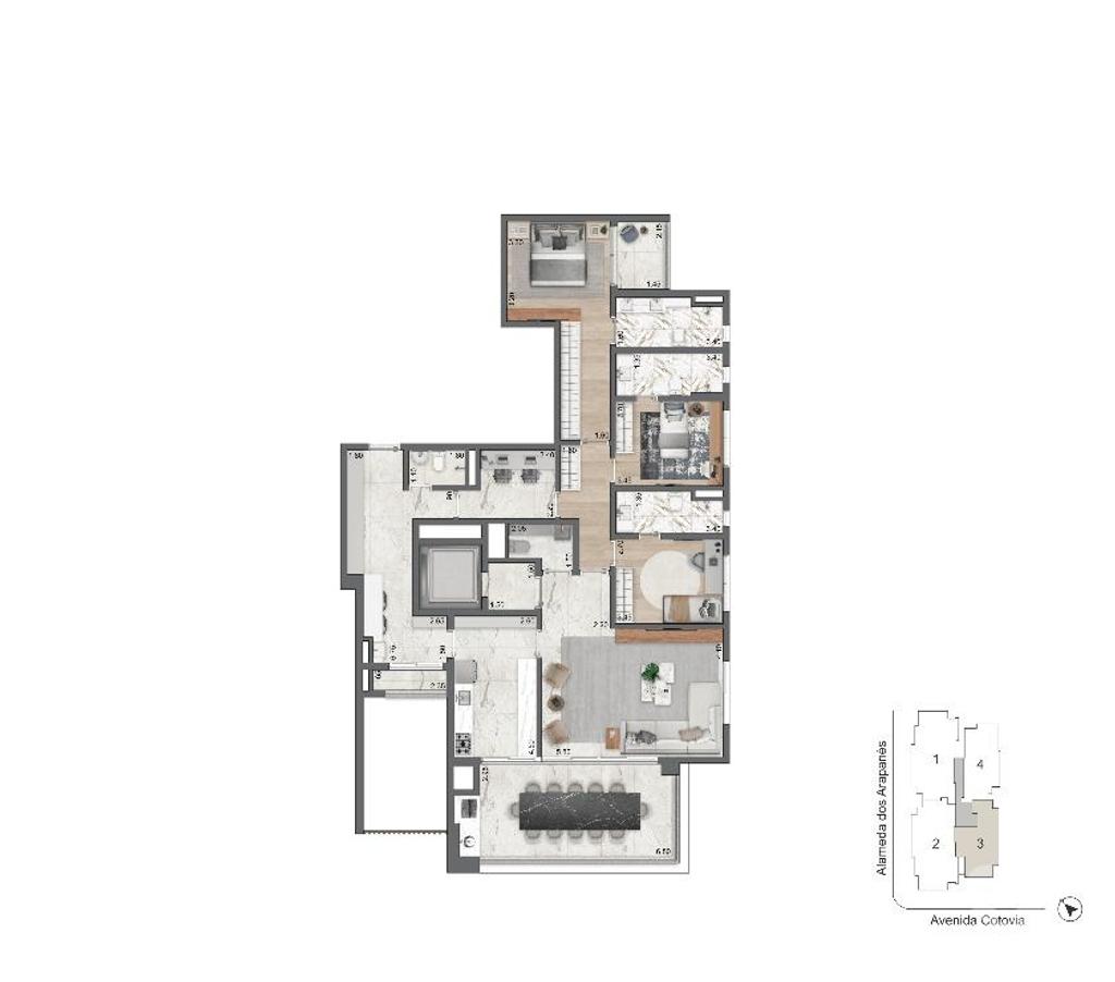 Empreendimentos imóveis Sao Paulo SP Moema - images_alt_text Lançto. de Apto. no bairro MOEMA A LIE SAINT LOIUS 