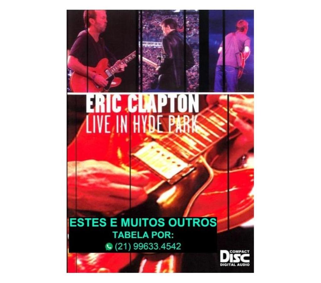 DVDs a Venda Niteroi RJ - Fotos para 5 Dvds do Eric Clapton