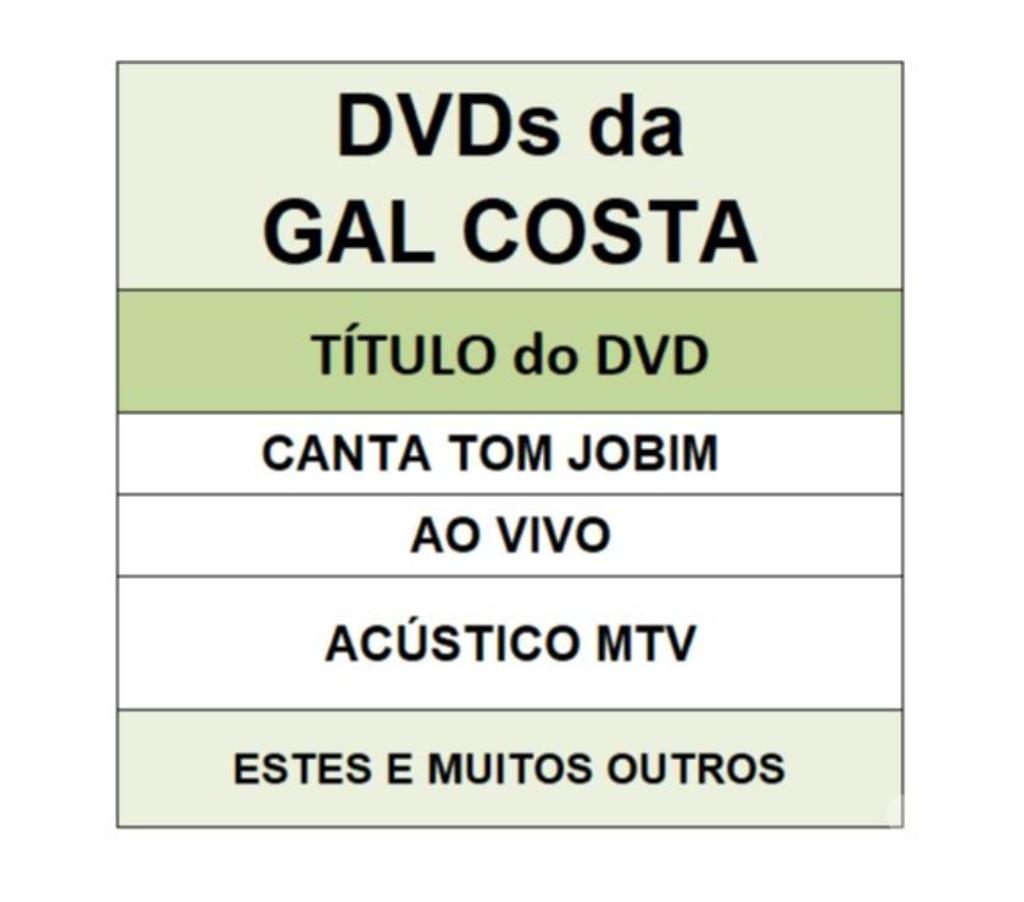 DVDs a Venda Niteroi RJ - Fotos para Dvds da Gal Costa