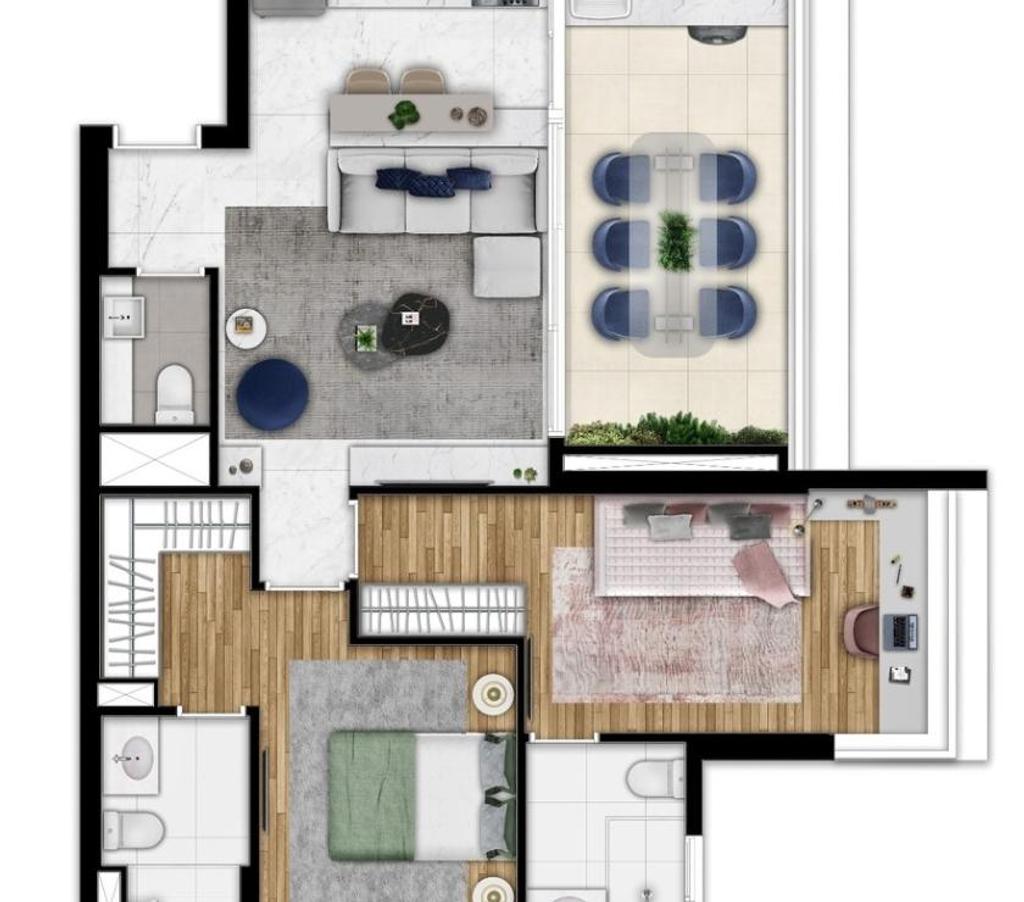 Empreendimentos imóveis Sao Paulo SP Outros Bairros Sao Paulo SP - Fotos para Lançto. de Apto.no bairro Paraiso a HORIZON PARAISO DE