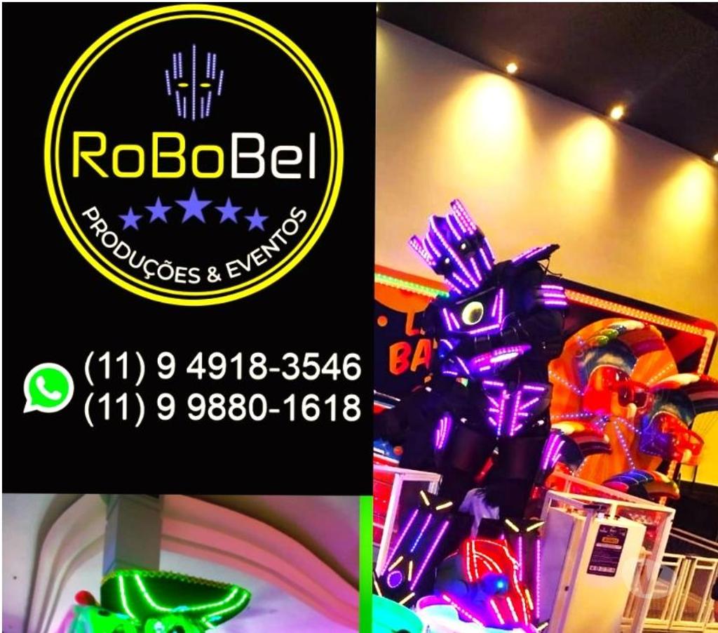 Serviços para eventos Sao Paulo SP Tatuapé - Fotos para Robos de Led Show personagens vivos casamentos eventos lojas