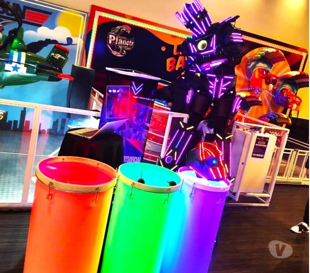 Serviços para eventos Sao Paulo SP Ipiranga - Fotos para Animação Robo Led evento porta loja festa infantil