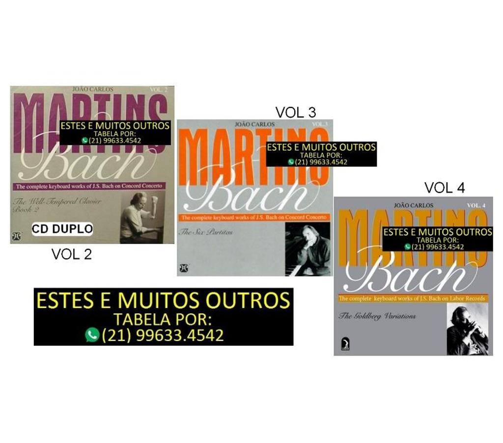 DVDs a Venda Niteroi RJ - Fotos para 12 cds João Carlos Martins-Johann Sebastian Bach