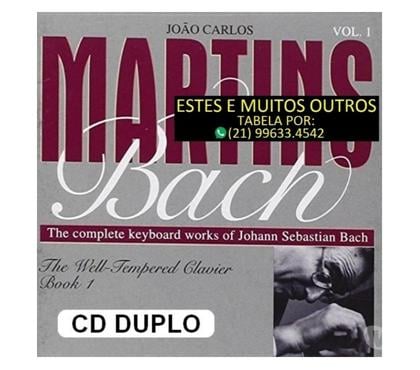 Video Games a Venda - Fotos para 12 cds João Carlos Martins-Johann Sebastian Bach