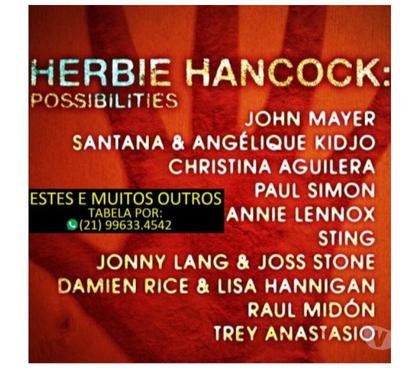 DVDs a Venda - images_alt_text Cds do pianista Herbie Hancock - seminovos