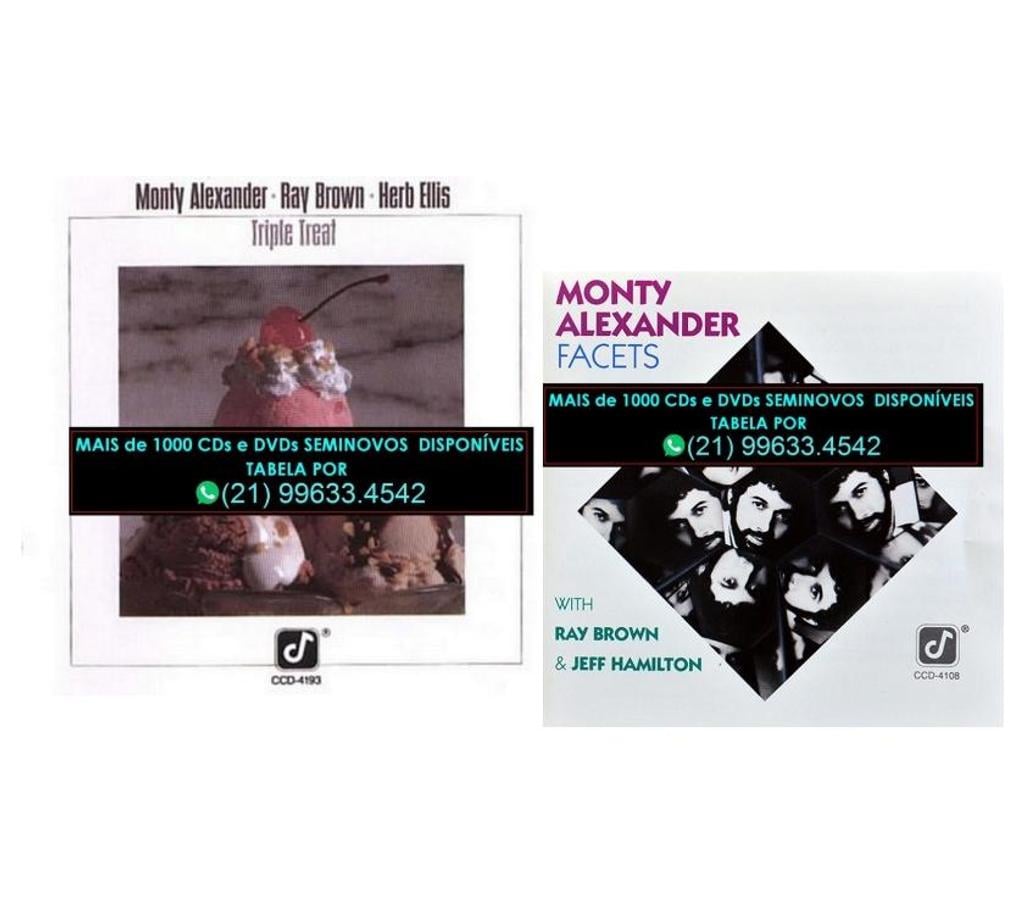 DVDs a Venda Nilopolis RJ - Fotos para Monty Alexander- Oito cds. Todos importados