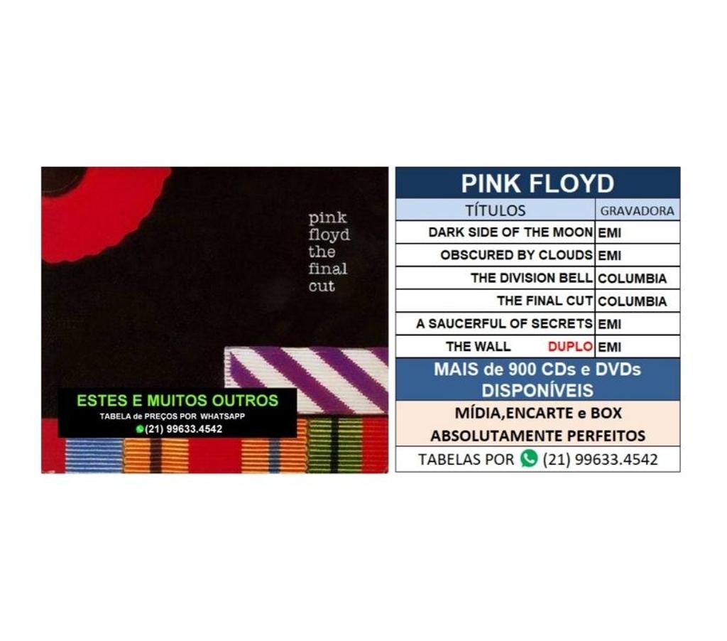 DVDs a Venda Niteroi RJ - Fotos para Cds Pink Floyd