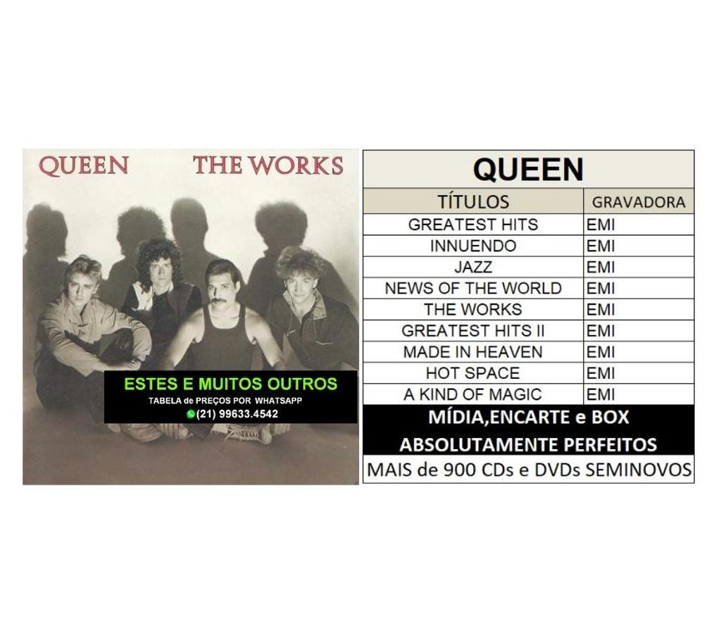 DVDs a Venda Niteroi RJ - Fotos para Cds do Queen - seminovos