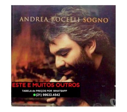 DVDs a Venda - Fotos para Cds do cantor Andrea Bocelli