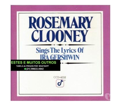 Video Games a Venda - Fotos para Cds Rosemary Clooney