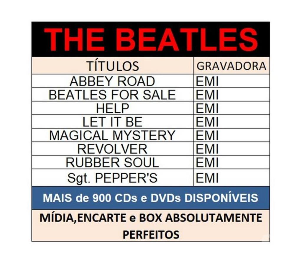 DVDs a Venda Niteroi RJ - Fotos para Cds Beatles - seminovos