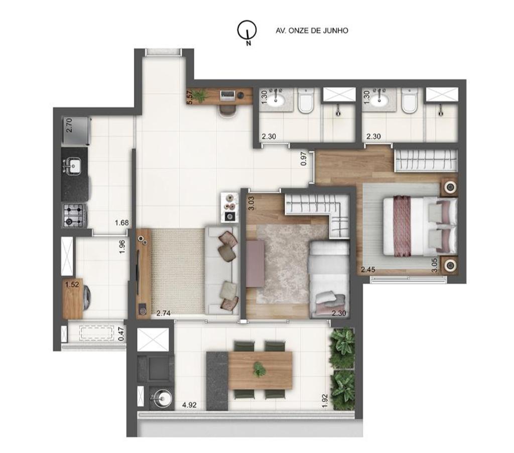 Empreendimentos imóveis Sao Paulo SP Outros Bairros Sao Paulo SP - Fotos para Lançto. de STUDIOS E APTOS NA VILA CLEMENTINO A YBY