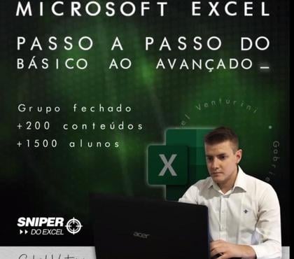 Cursos de informática - Fotos para Sniper do Excel