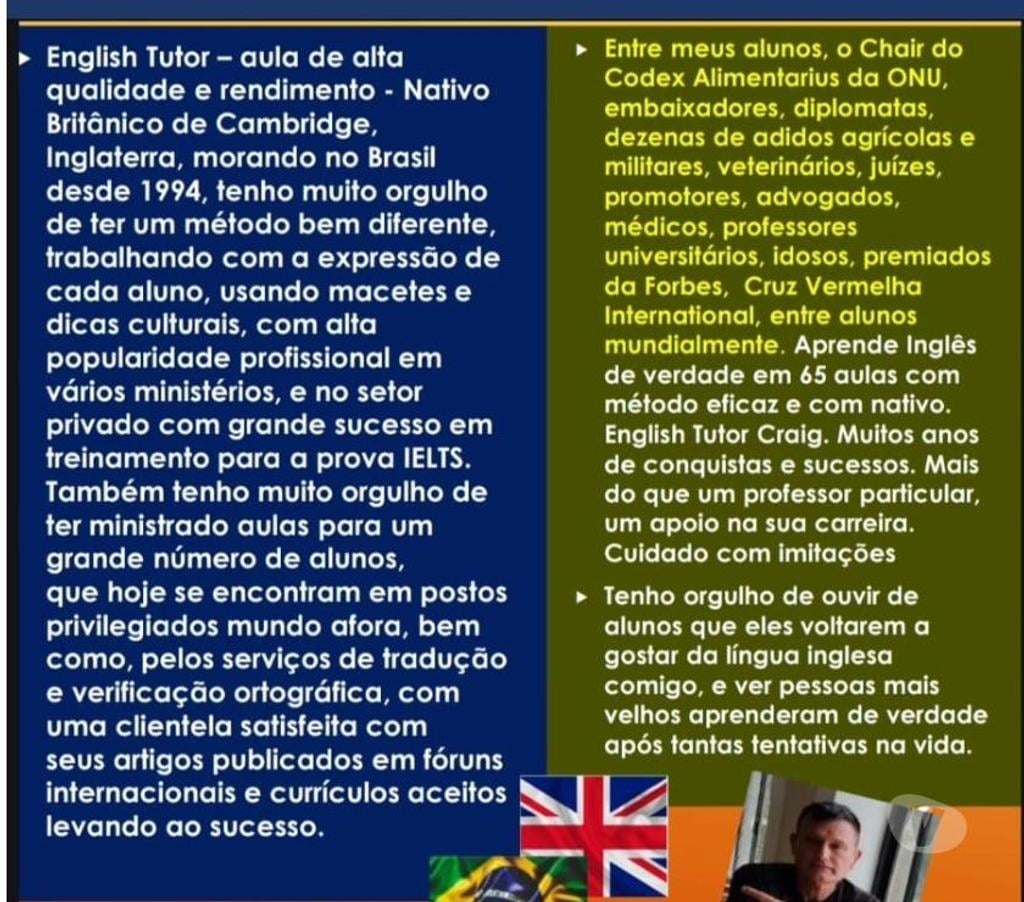 Aulas de ingles Brasilia DF Asa Sul - Fotos para METODO PROPRIO EFICAZ - INGLÊS EM 65 AULAS COM NATIVO
