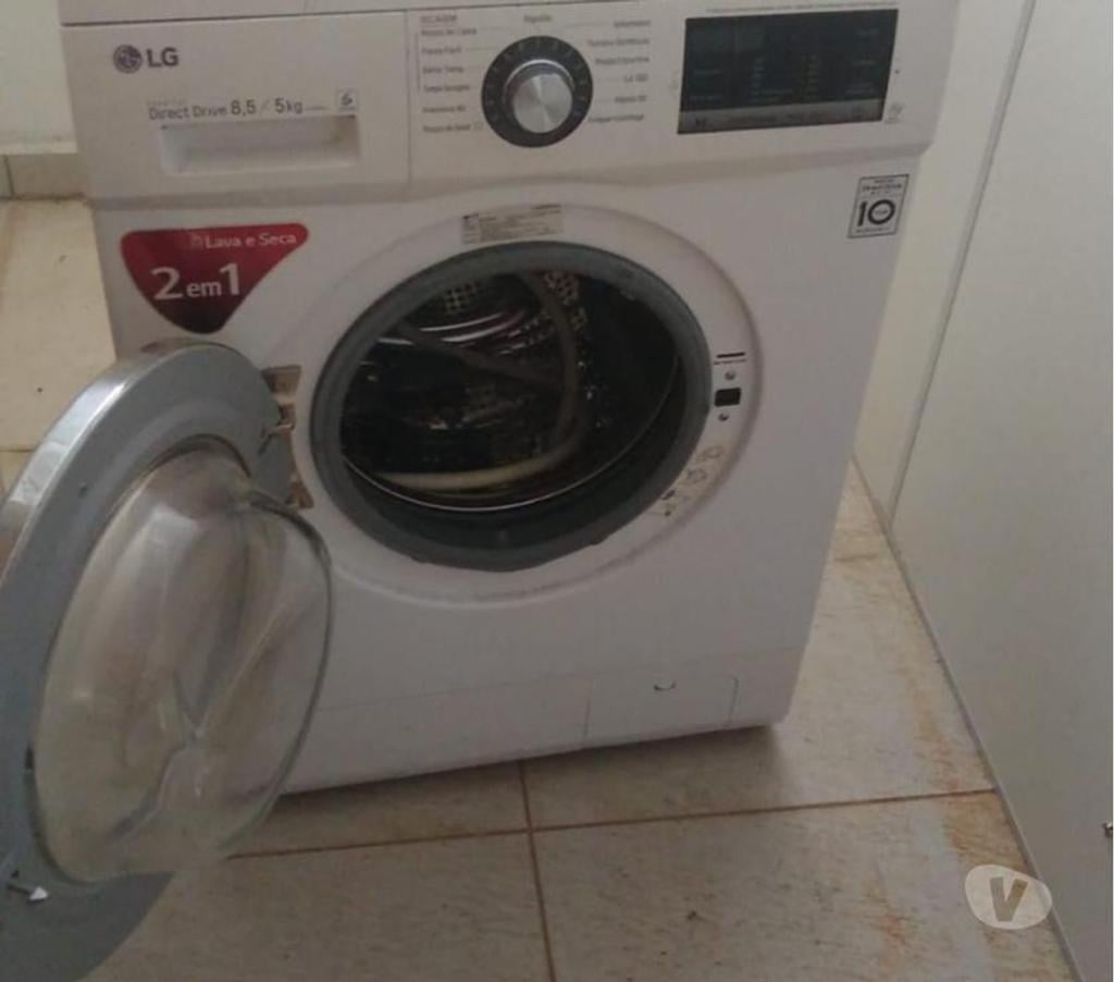 Eletrodomésticos usados Florianopolis SC Centro Florianopolis - images_alt_text Máquina Lava e Seca LG Prime Touch Branco - 8.5k5kg - 220V