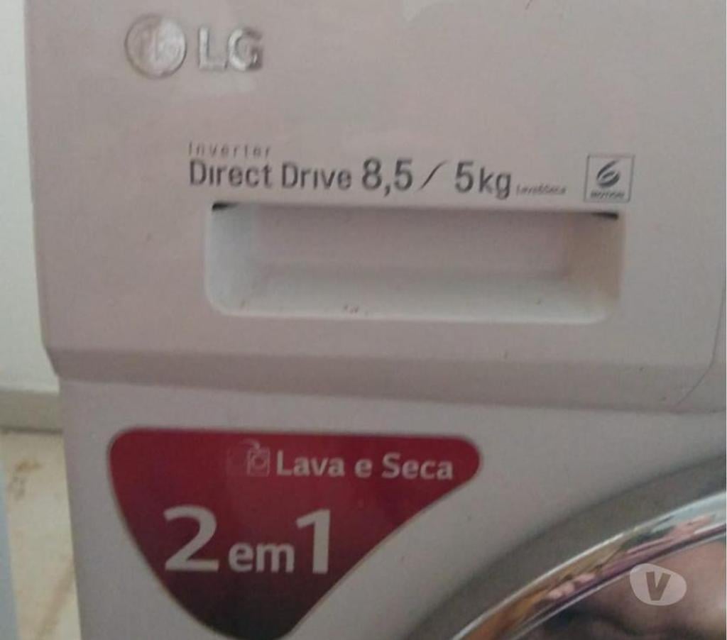 Eletrodomésticos usados Florianopolis SC Centro Florianopolis - images_alt_text Máquina Lava e Seca LG Prime Touch Branco - 8.5k5kg - 220V