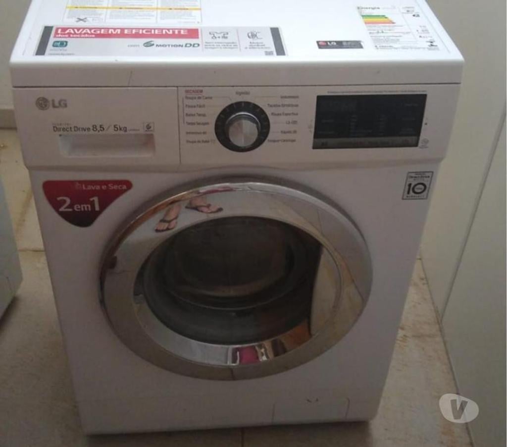 Eletrodomésticos usados Florianopolis SC Centro Florianopolis - images_alt_text Máquina Lava e Seca LG Prime Touch Branco - 8.5k5kg - 220V