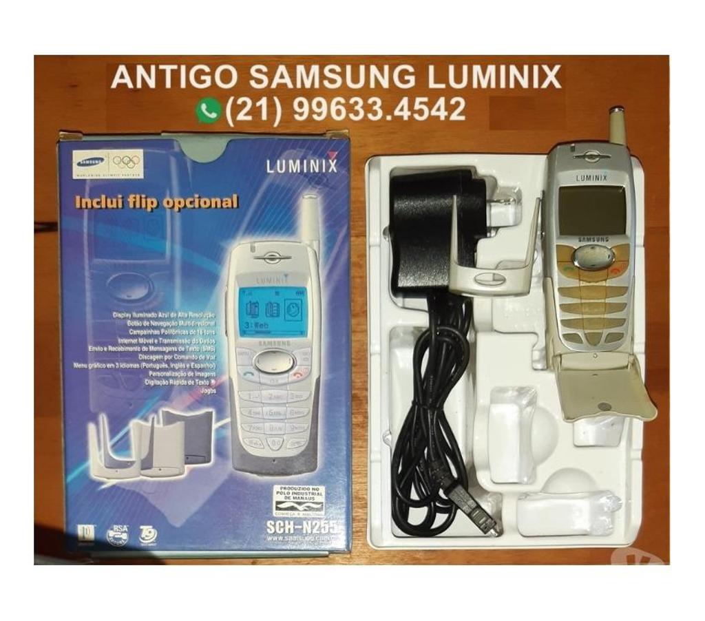 Celular Usado Niteroi RJ - Fotos para Antigo celular Samsung Luminix-Com caixa