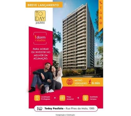 Empreendimentos imóveis Bela Vista Sao Paulo SP - Fotos para Today Paulista Studio e 1 Dorm 30m - Breve Lançamento