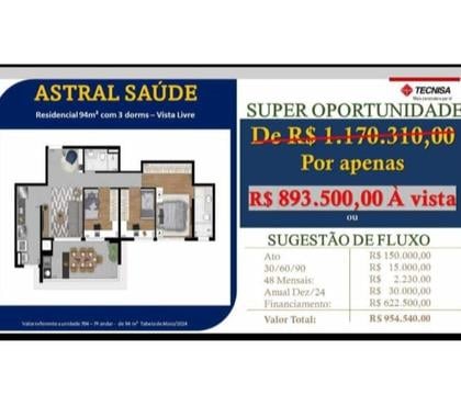Lançamentos Imóveis Saúde Sao Paulo SP - Fotos para Astral Saúde 94m - Promocional
