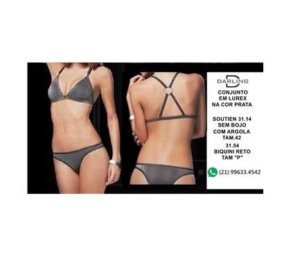 Roupas e Acessórios - Fotos para 31.14-Sutiã Darling sem bojo com argola nas costas