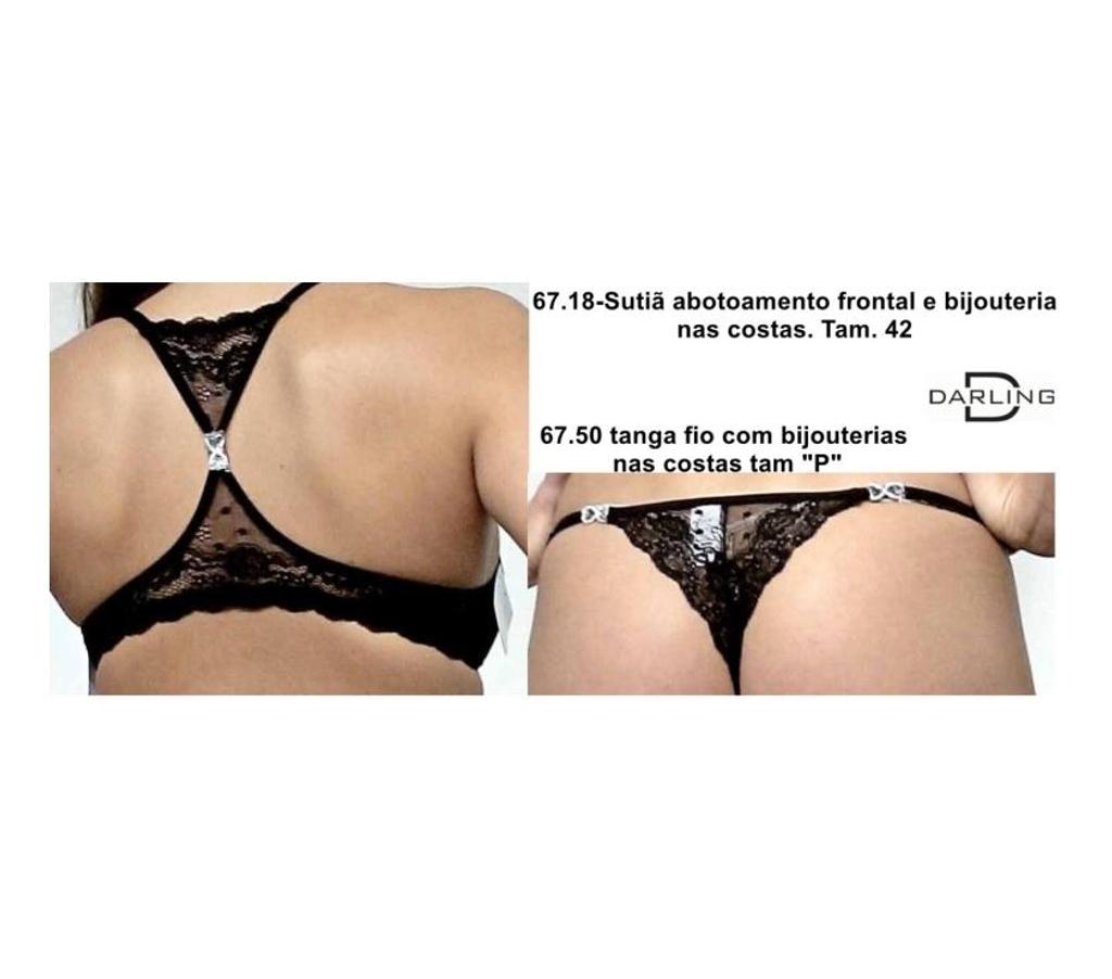 Roupas e Acessórios Niteroi RJ - images_alt_text Conjunto:67.18-Sutiã nadador fecho frontal com bijouteria