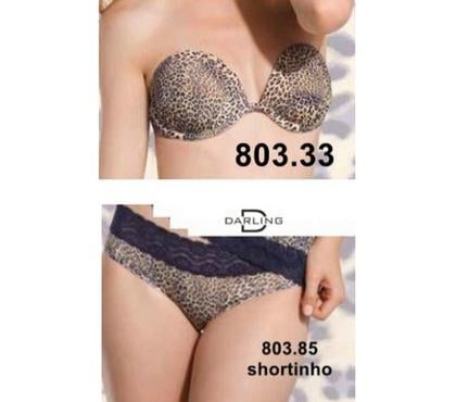 Roupas e Acessórios - Fotos para Conjunto : 803.33-bustie decotado e 803.85-shortinho