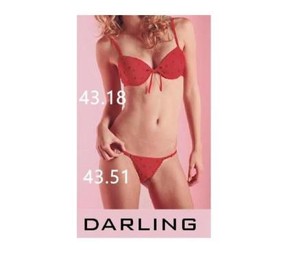 Roupas e Acessórios - Fotos para Conjunto:43.18-Sutiã com bojo + 43.51-tanga tiras-Darling