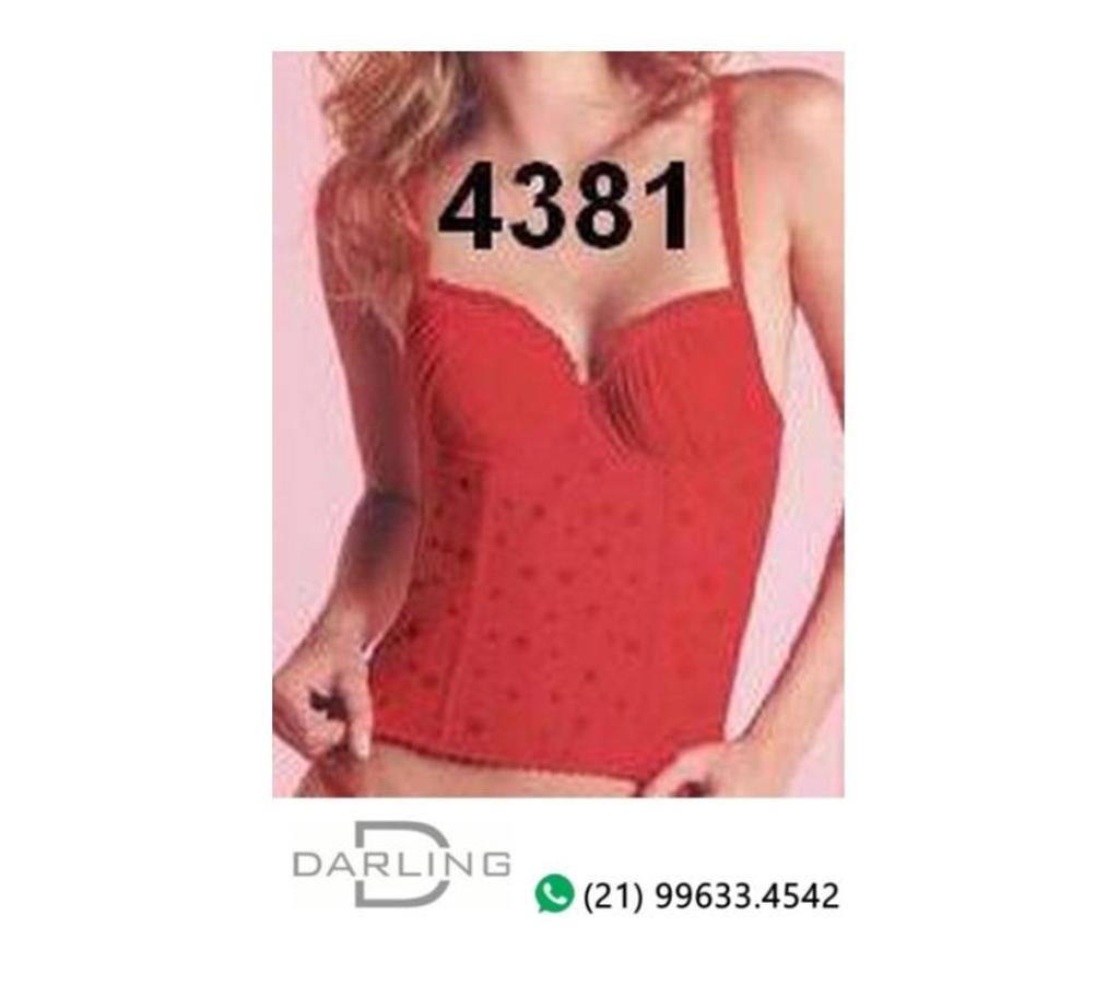 Roupas e Acessórios Niteroi RJ - Fotos para 43.81-Corselet com bojo - Darling