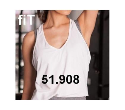 Roupas e Acessórios - Fotos para 51.908-Regata nadador feminina fitness.Tam. 44