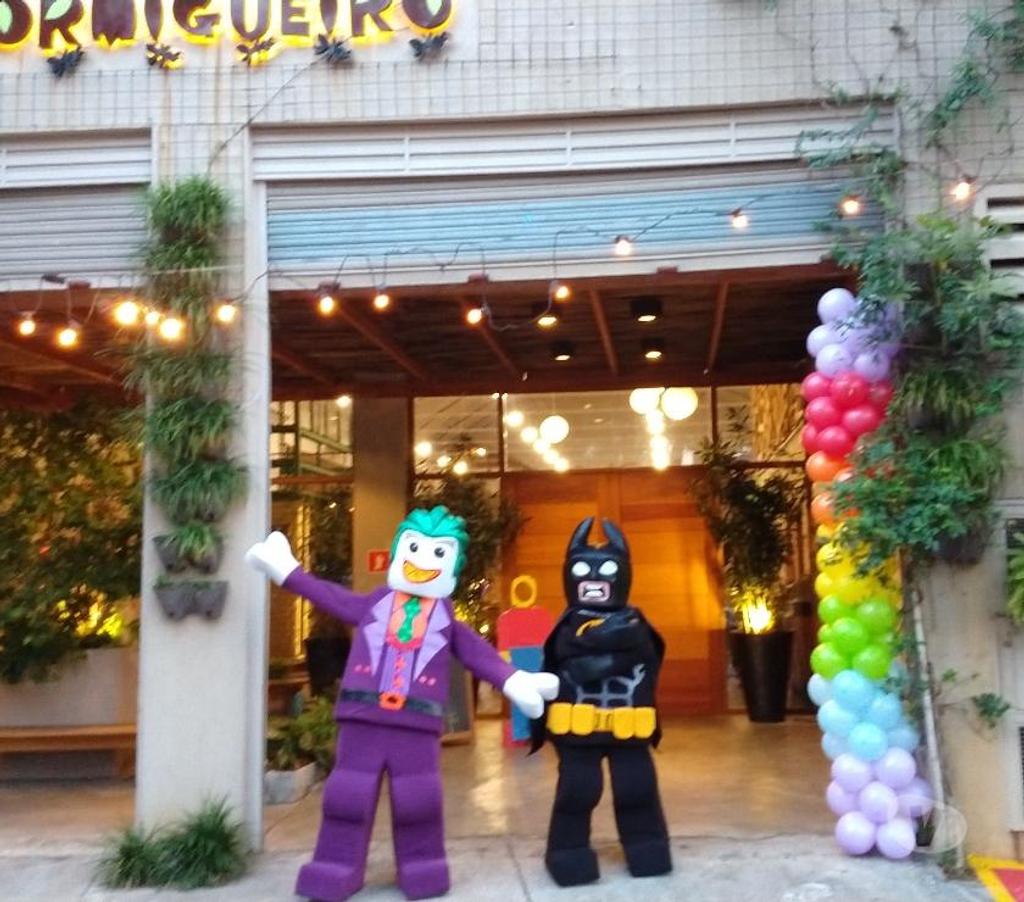 Serviços para eventos Sao Paulo SP Carrão - Fotos para Lego Batman e Coringa cover personagens vivos