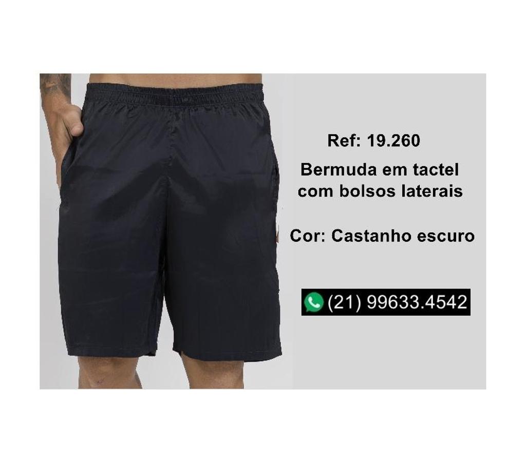 Roupas e Acessórios Niteroi RJ - Fotos para 19.260-Bermuda Tactel com bolsos laterais cor castor tam M -
