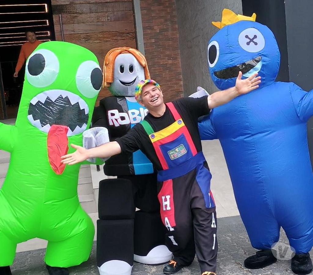 Serviços para eventos Sao Paulo SP Carrão - images_alt_text Rainbow Friends cover personagens vivos