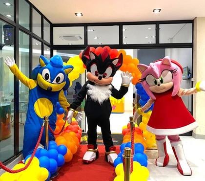 Serviços para eventos Vila Prudente Sao Paulo SP - Fotos para Sonic cover turma personagens vivos