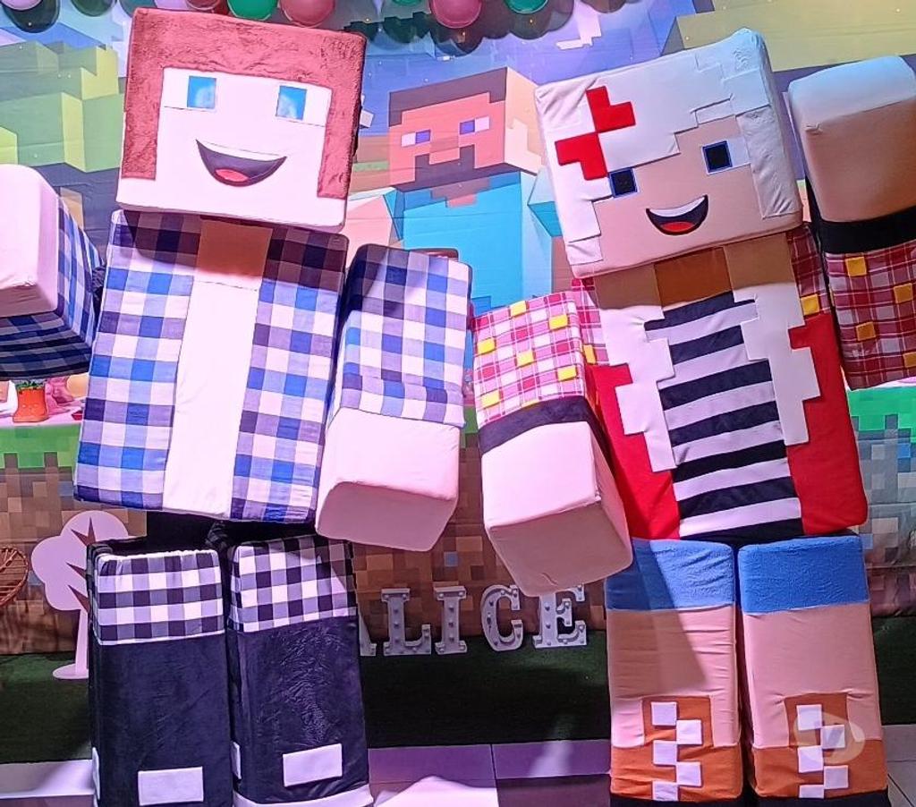 Serviços para eventos Sao Paulo SP Mooca - Fotos para Personagens vivos Minecraft cover