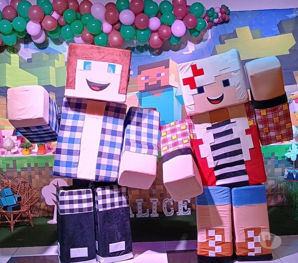 Serviços para eventos Sao Paulo SP Mooca - Fotos para Personagens vivos Minecraft cover