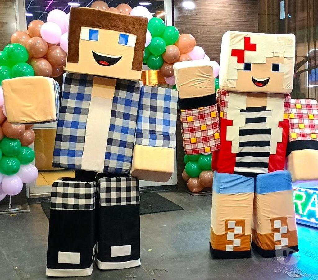 Serviços para eventos Sao Paulo SP Mooca - Fotos para Personagens vivos Minecraft cover