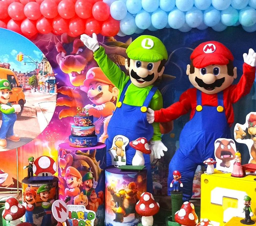 Serviços para eventos Sao Paulo SP Mooca - Fotos para Mario Bros e Luigi cover personagens vivos