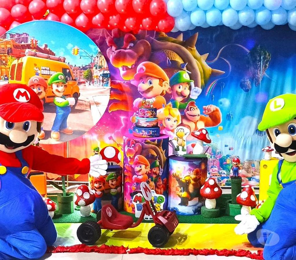 Serviços para eventos Sao Paulo SP Mooca - Fotos para Mario Bros e Luigi cover personagens vivos