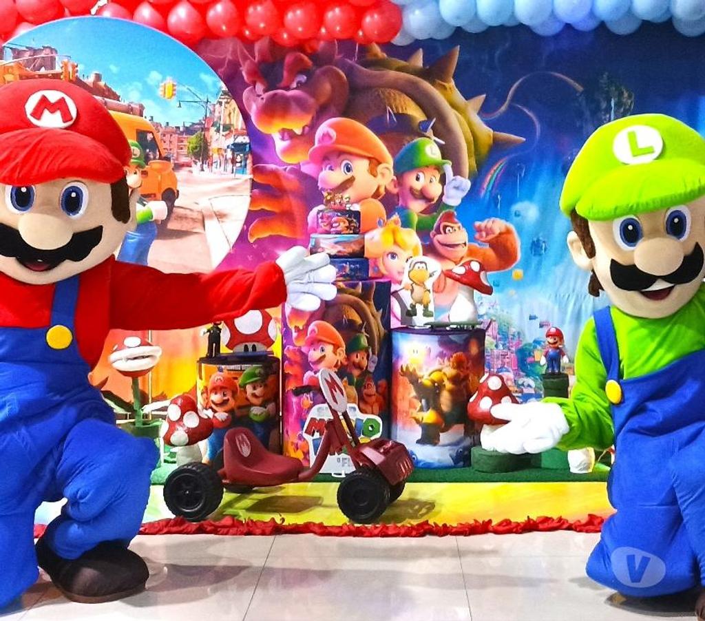 Serviços para eventos Sao Paulo SP Mooca - Fotos para Mario Bros e Luigi cover personagens vivos