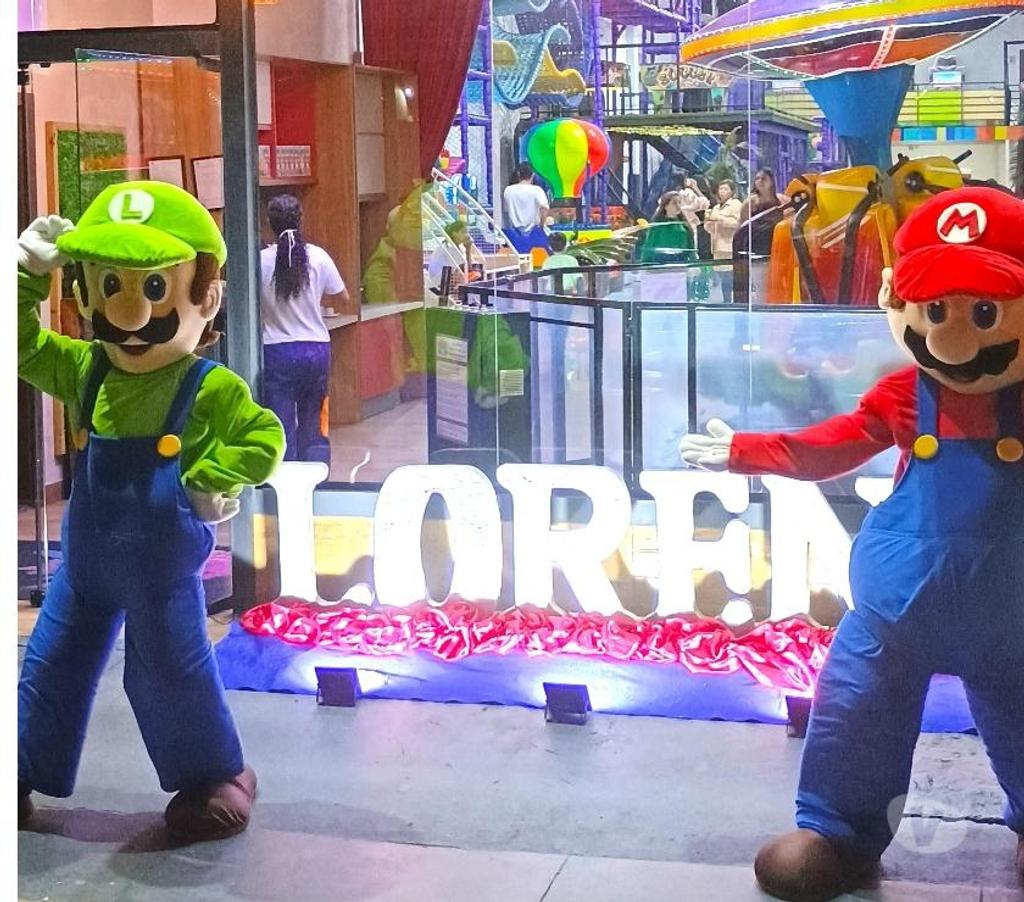 Serviços para eventos Sao Paulo SP Mooca - Fotos para Mario Bros e Luigi cover personagens vivos